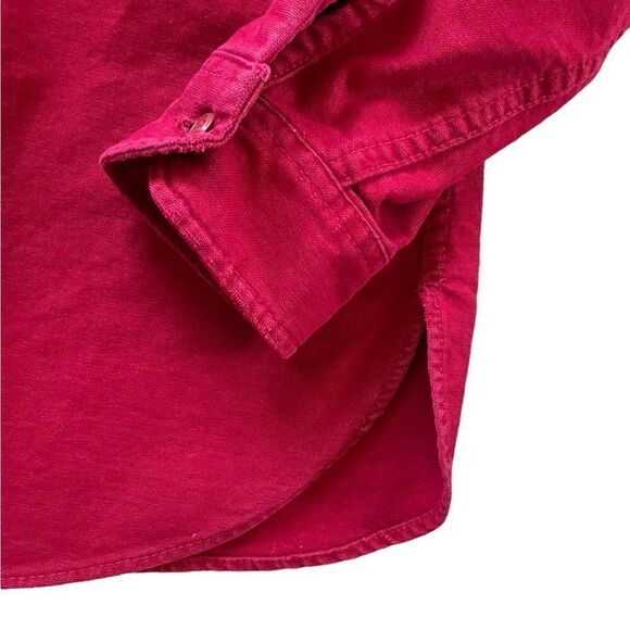 Vintage WOOLRICH Button Down Shirt Red Size Medium - Picture 3 of 8